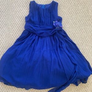 Good Girl USA 10 Girls Pagent Party Dress 10 Blue Flower Tulle